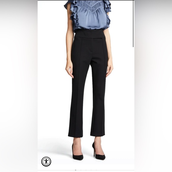 Mint Condition Veronica Beard Jupiter Pants Black. 00. Straight leg and Cropped. - Picture 1 of 13